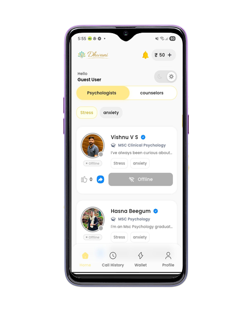 Man talking on phone